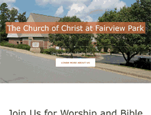 Tablet Screenshot of fairviewparkchurch.com